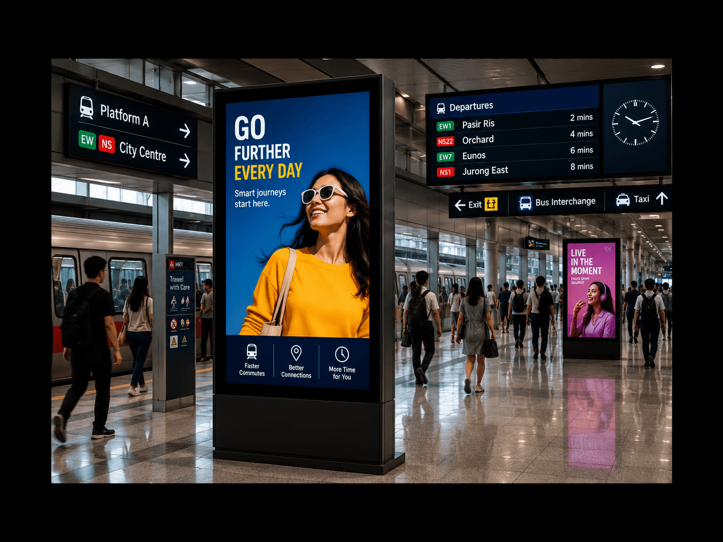 Hallway LED display