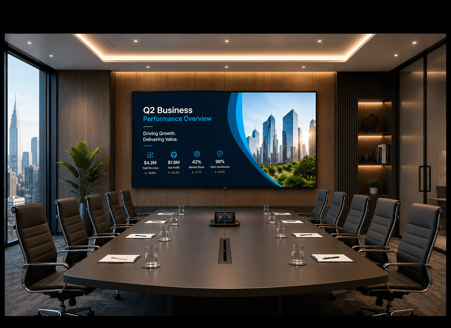 Hallway LED display