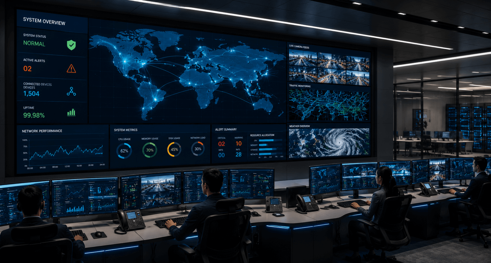 Control digital signage
