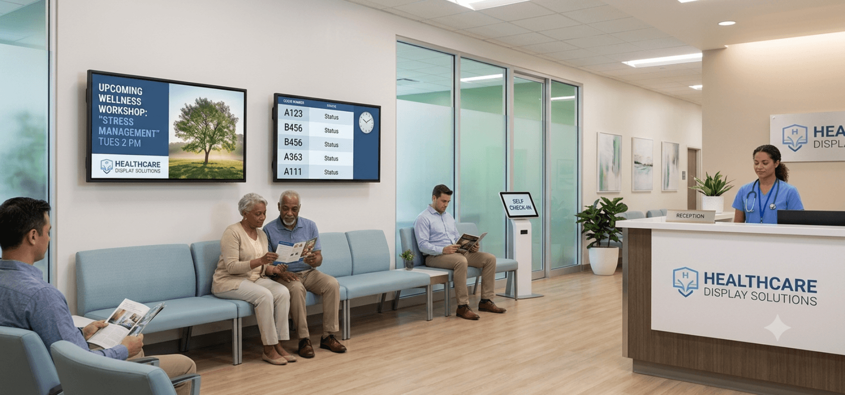 Healthcare digital signage