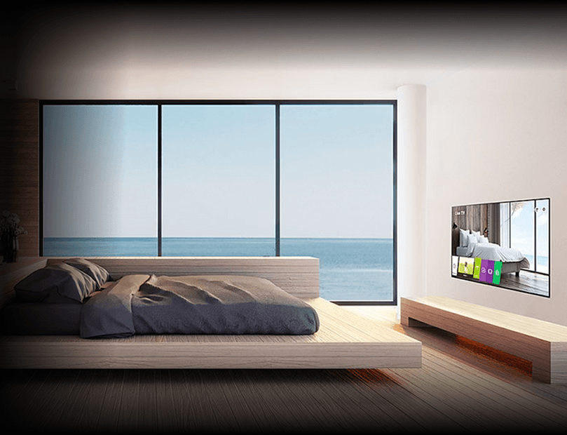 Guest room in-room display
