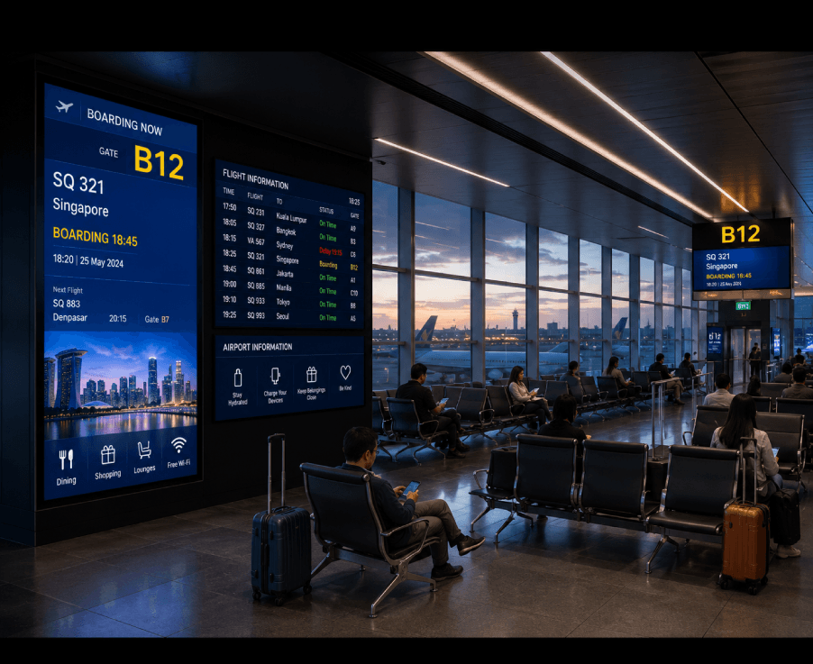 Hallway LED display